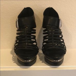 Leather Stilettos